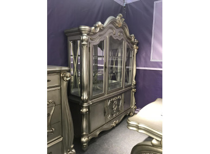 Vitrinen Glas Bar Schrank Haus Barock Schränke Wand Regal Holz Vitrine