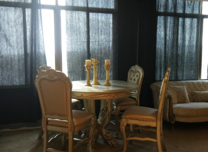 Esstisch 4x Stühle Klassische Esszimmer Garnitur 5tlg. Set Runder Tisch