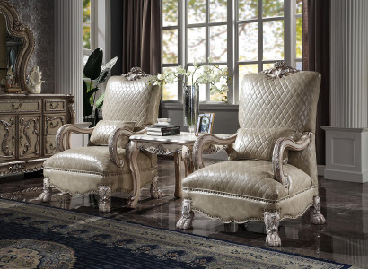 Set 2x Sessel Beistelltisch Wohnzimmer Tisch Sofa Couchtisch Beistell 3tlg