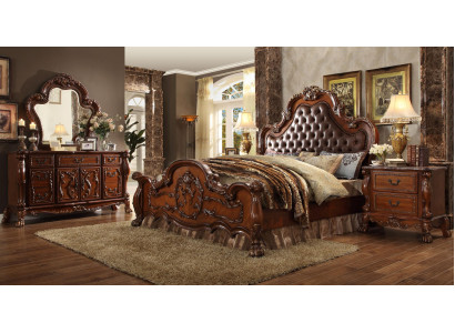 Design Schlafzimmer 5 tlg. Schlafzimmer Komplett Set Bett Nachttisch