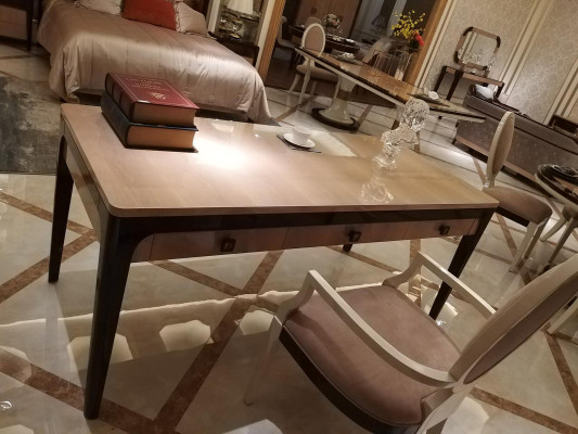 Büro Office Kanzlei Tisch Regal Akten Schrank Schreib Moderner Holz