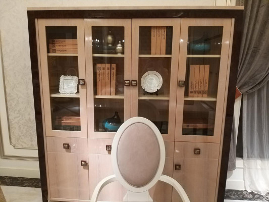 Büro Office Kanzlei Tisch Regal Akten Schrank Schreib Moderner Holz