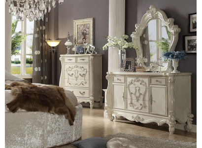 Buffet Kommode Kommoden Schrank Barock Rokoko Spiegel Anrichte Konsole Holz neu