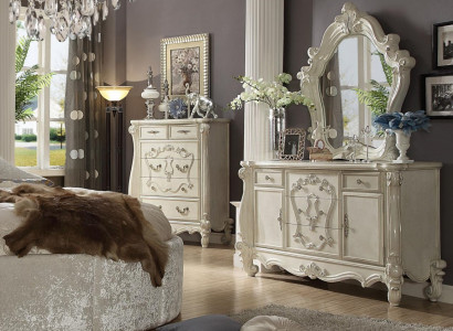 Buffet Kommode Kommoden Schrank Barock Rokoko Spiegel Anrichte Konsole Holz neu