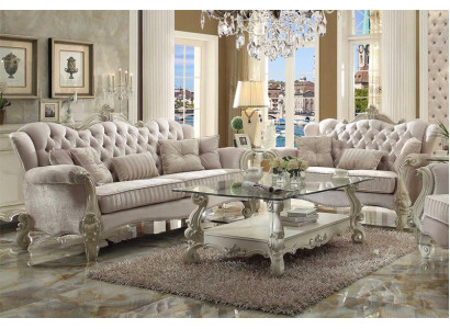 Chesterfield Sofagarnitur 3+2+1 Sitz Set Design Sofa Polster Couchen Couch