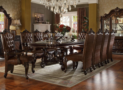 Esstisch Tisch Gruppe Esszimmer Wohnzimmer Holz Barock Rokoko Tische