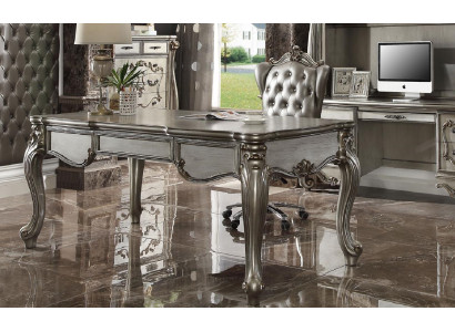 Büro Schreibtisch Sessel Tisch Holztisch Stuhl 2tlg Schreibtische Barock