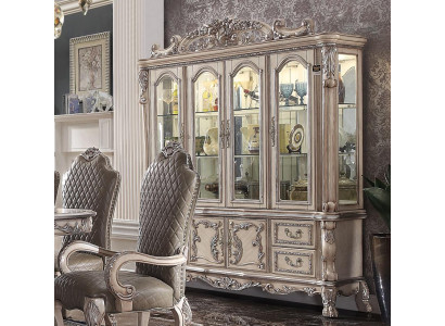 Anrichte Silber Barock Holz Stil klassisch Italienische Möbel Design Kommode Neu