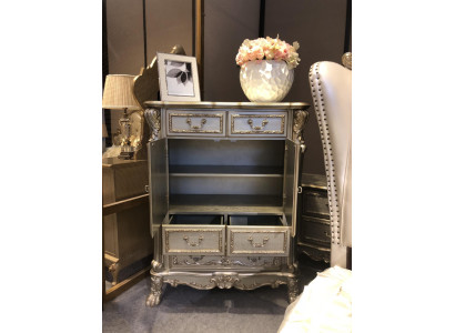 Buffet Anrichte Kommode Echte Handarbeit Holz Barock Rokoko Anrichten Kommoden