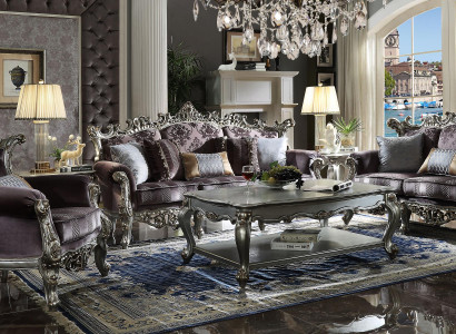 Sofagarnitur 3+2+1 Sitzer Design Sofa Polster Couchen Couch Luxus Barock