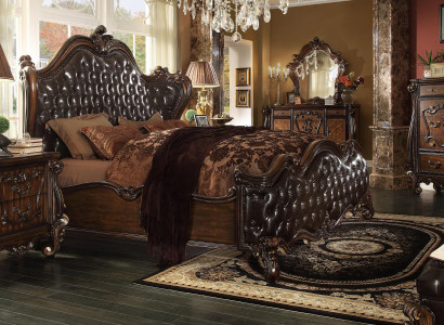 Design Schlafzimmer 5 tlg. Schlafzimmer Komplett Set Bett Deko Nachttisch