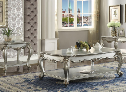 Klassischer Tisch Couchtisch Sofa Beistelltisch Design Wohnzimmer Barock