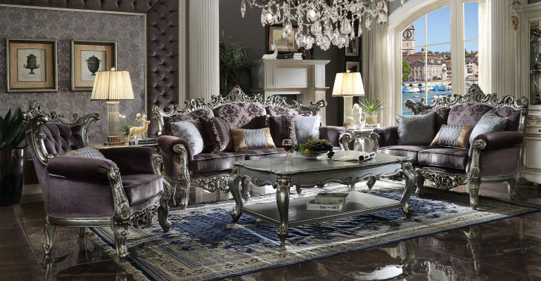 Luxus Möbel Sofa Sofagarnitur Couch Polster 3+2+1 Sitzer mit Couchtisch