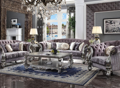 Wohnzimmer Garnitur Klassische Couch Garnitur Wohnlandschaft 5tlg.