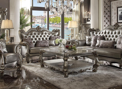 Luxus Möbel Sofagarnitur Couch Sofa Polster 3+2+1 Sitzer Couchtisch Neu