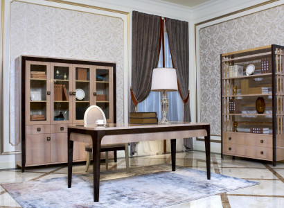 Büro Set Garnitur Möbel Schreibtisch Tisch Schrank Regal Komplett 4tlg.