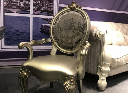 Stuhl Stühle Wohnzimmer Esszimmer Lehnstuhl Polsterstuhl Armlehne