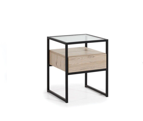 Nachttisch Braun Holz Möbel Design Schlafzimmer Möbel Art déco Neu