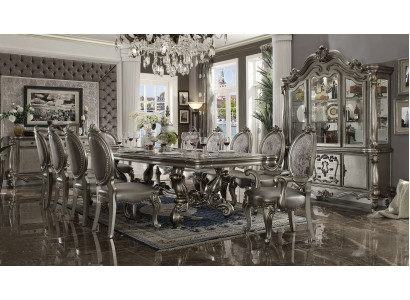 Esszimmer Set Barock Rokoko Tisch 10x Stühle Anrichte Kommode 13tlg.