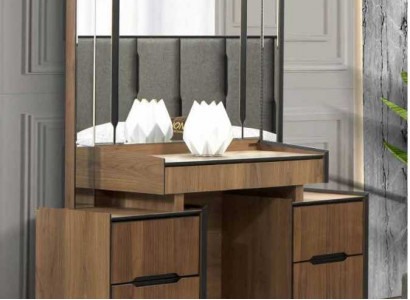 Elegant Schminktisch mit Spiegel luxuriös Möbel im Schlafzimmer Neu