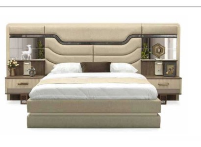 Möbel Betten Luxus Bett 2x Nachttische 3 tlg. Schlafzimmer Set Design