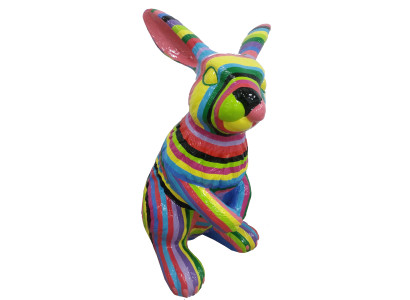 Design Wohn Deko Skulpturen Statuen Figuren Abstrakte Hase Figur Dekoration