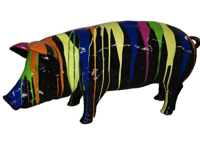 Dekoration Schwein Abstrakte Figur Statue Figuren Deko Garten Moderne Skulpturen