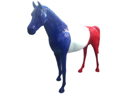 Pferd Statue Frankreich Dekoration Statuen Deko Skulpturen Absrakte Kunst xxl