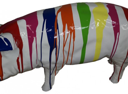 Designer Figuren Moderne Dekorationen Garten, Schwein Statue Skulptur Skulpturen