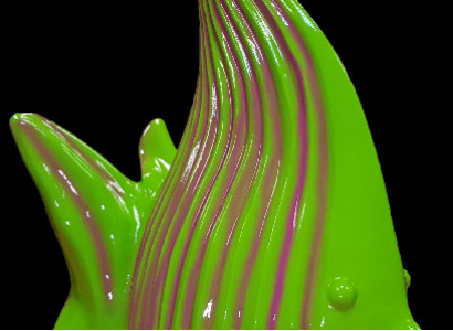 Designer Figur Moderne Figuren Dekoration Fisch Deko Garten Skulptur Skulpturen