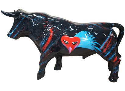 Deko Statue Stier Deko Statue Skulptur Abstrakt Design Figur Garten Dekoration