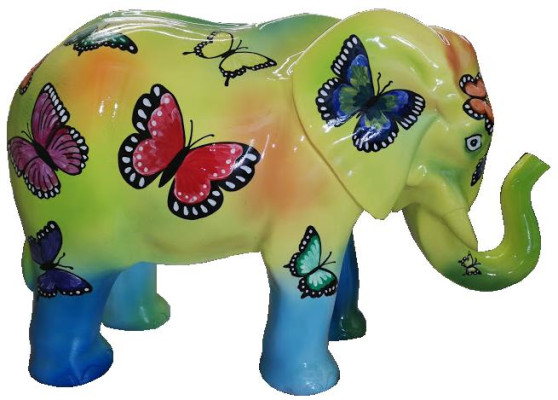 Designer Figur Statue Moderne Figuren Dekoration Elefant Deko Garten Skulpturen