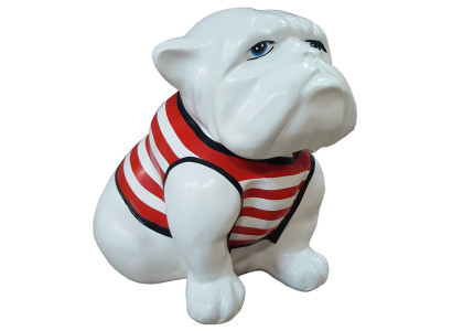 Figuren Dekoration Hund Garten Skulptur Skulpturen Designer Figur Statue Moderne