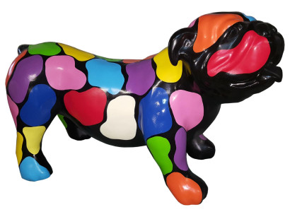 Moderne Figuren Dekoration Hund Garten Skulptur Skulpturen Designer Figur Statue