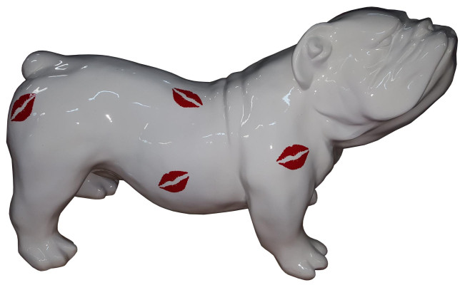 Bunte Abstrakte Figur Figuren Hund Garten Skulptur Skulpturen Statue Dekoration