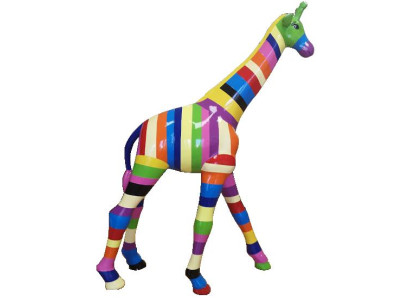 Statue Bunte Skulptur Abstrakte Designer Figuren Statuen Handbemalt Dekoration