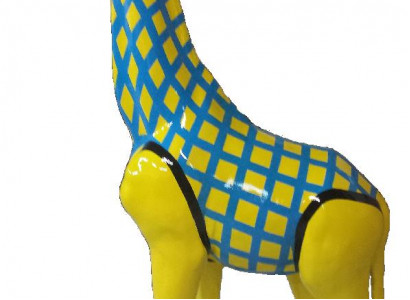 Designer Statue Figuren Moderne Dekorationen Garten Giraffe Skulptur Skulpturen