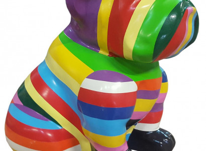 Designer Figuren Moderne Dekorationen Holz Hund Neu Statue Skulptur Skulpturen