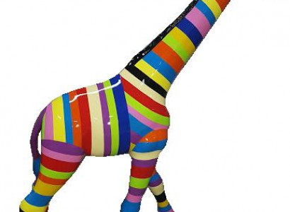 Wohn Deko Statuen Skulpturen Design Figuren Abstrakte Giraffe Figur Dekoration