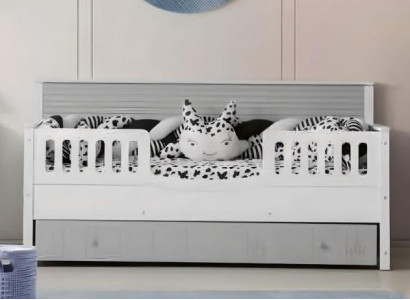 Stilvolles Kinderbett: Komfort für kleine Träumer Luxuriös Grau Farbe