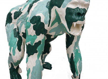 Gorilla Figur Statue Affe Figuren Statuen Dekoration Deko Design Garten