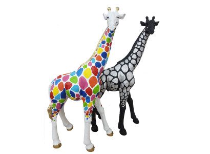 Designer Figuren Moderne Dekorationen Garten Giraffe Statue Skulptur Skulpturen