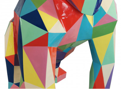 Gorilla Design Figur Statue Moderne Figuren Statuen Dekoration Deko Garten Neu