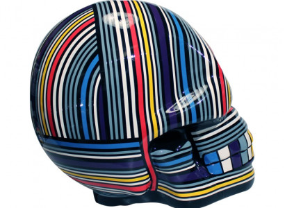 Modern Abstrakte Design Toten Kopf Schädel Skulptur Dekoration Skulpturen Neu