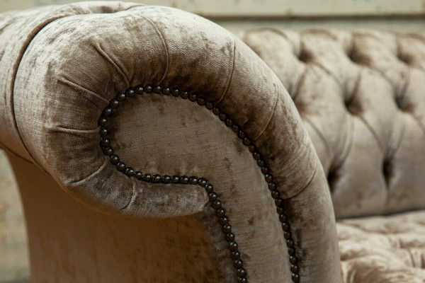 Design Dreisitzer Couch Polster Sofa Moderne 3er Sitz Sofas Zimmer Möbel Grau