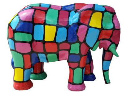 Designer Figur Statue Moderne Figuren Dekoration Elefant Deko Garten Skulpturen