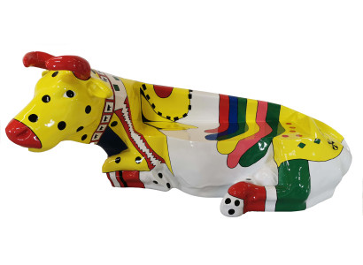 Designer Abstrakte Moderne Figur Kuh Deko Garten Skulpturen Dekoration Design