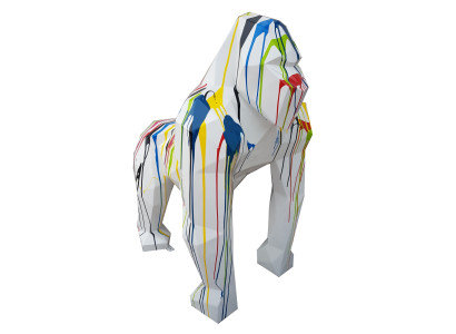 Designer Figur Statue Moderne Figuren Statuen Dekoration Deko Gorilla Garten Neu