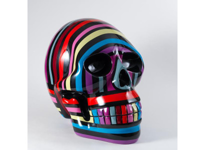 Modern Abstrakte Design Totenkopf Abstrakt Schädel Skulptur Dekoration Deko Neu