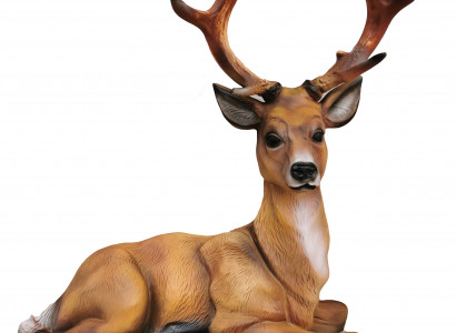 Designer Abstrakte Figur Moderne Figuren Dekoration Hirsch Garten Skulpturen Neu